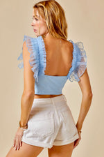 Ruffled Crop Top