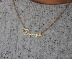 Dawgs Name Necklace