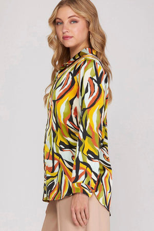 Swirl Illusion Top