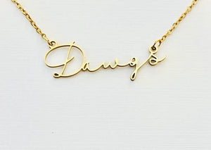 Dawgs Name Necklace