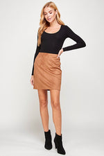 Make It Suede Skirt