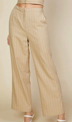 Linen Pinstripe Pants