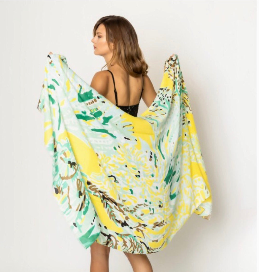 B Printed Scarf $16